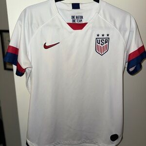 Nike women’s USA Soccer Jersey - White and Red